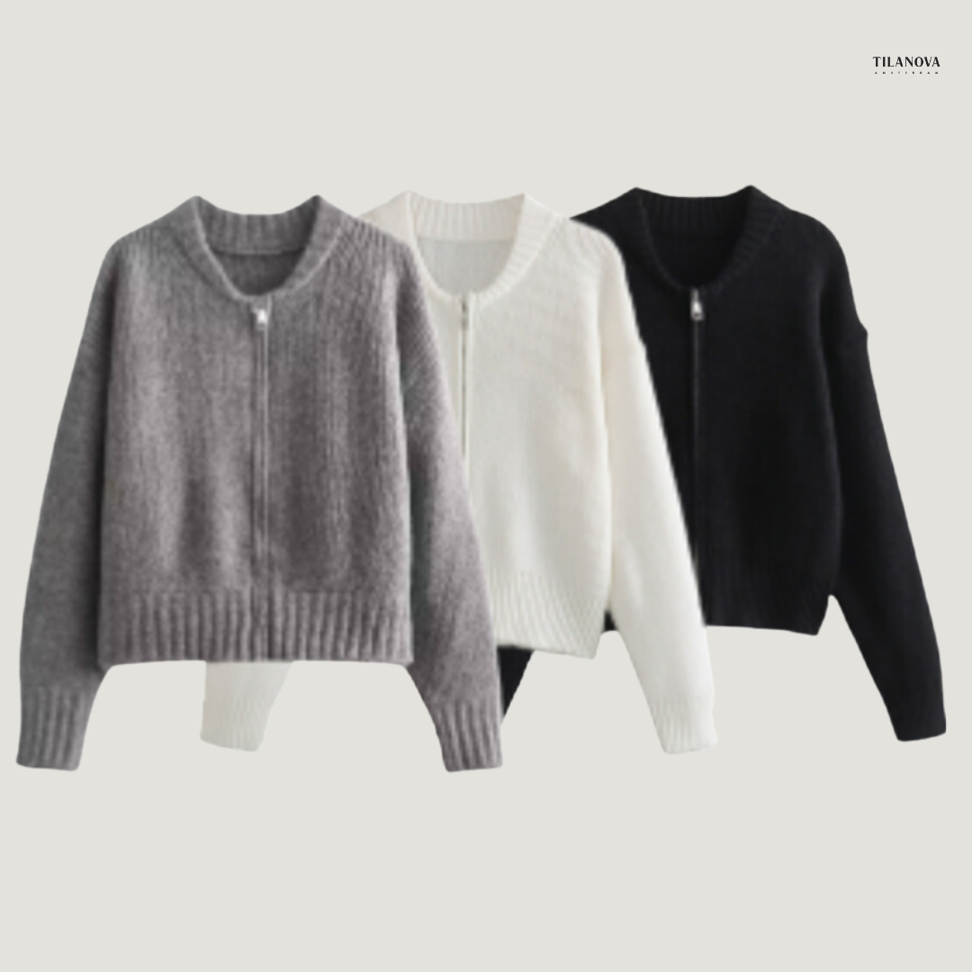Rosa™ | Vintage Vest met Rits