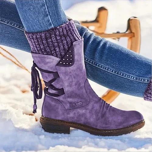 Linda - Winter warme veterlaarzen