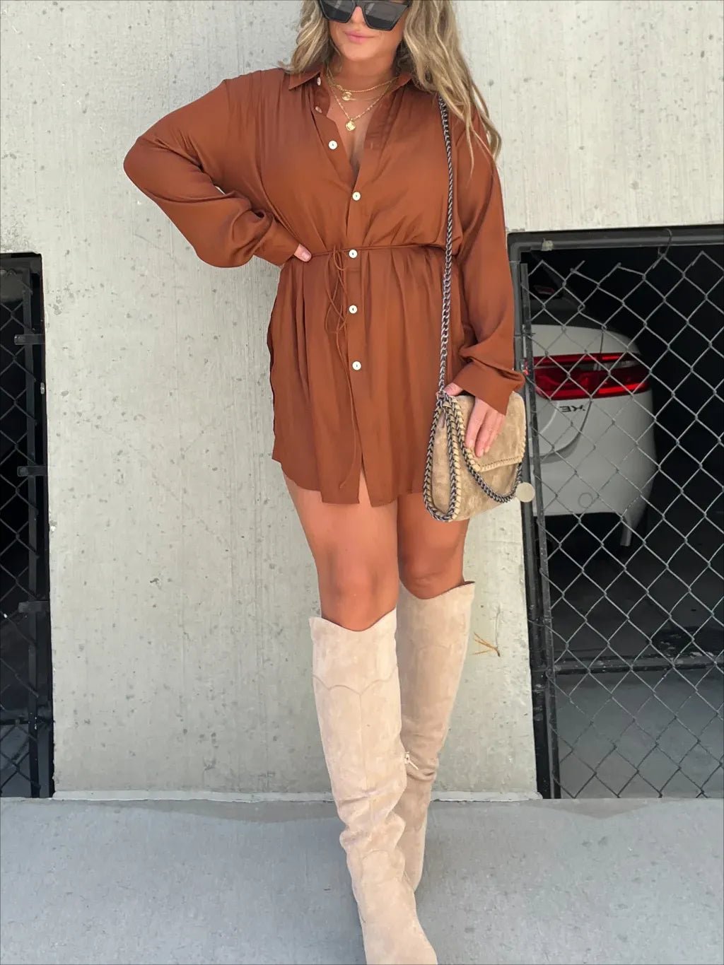Sofie | Long Sleeve Shirt Suit