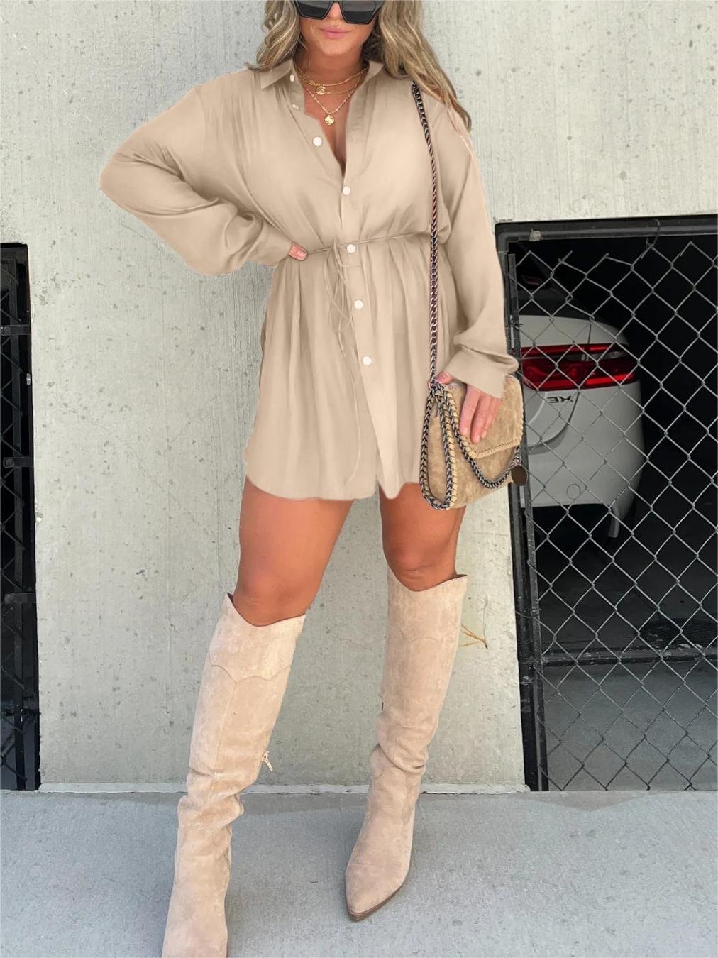 Sofie | Long Sleeve Shirt Suit