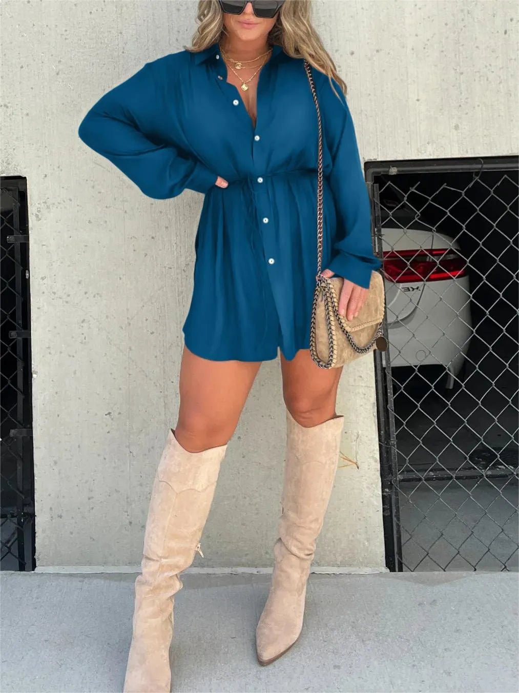 Sofie | Long Sleeve Shirt Suit