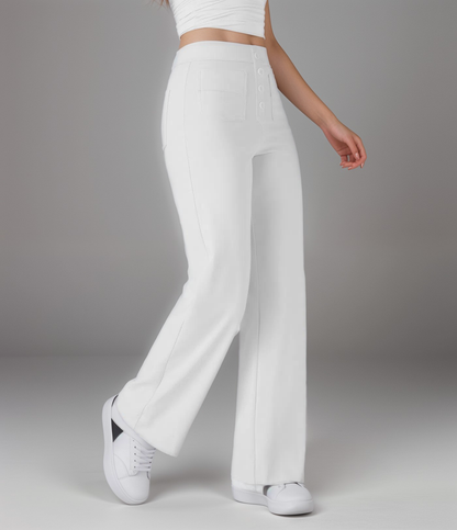 Malmoe | Elastische broek met hoge taille | 1+1 GRATIS