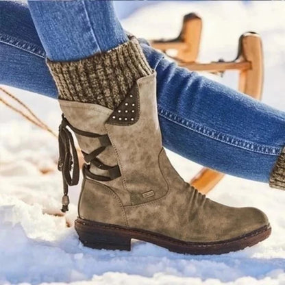 Linda - Winter warme veterlaarzen