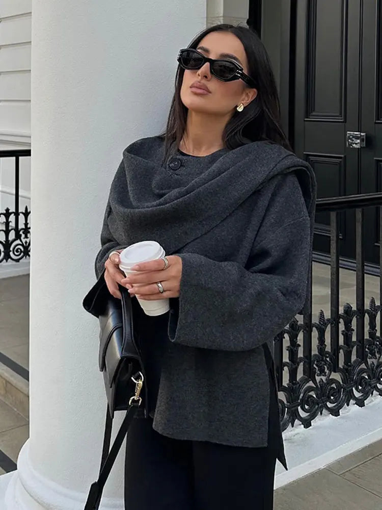 The Jane® | Classy Scarf Coat | 2-in-1