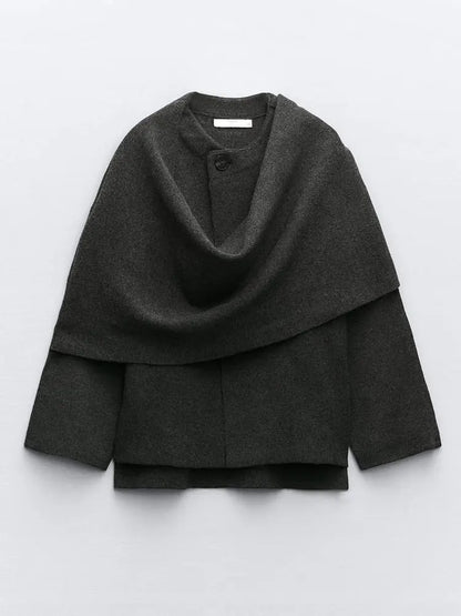 The Jane® | Classy Scarf Coat | 2-in-1