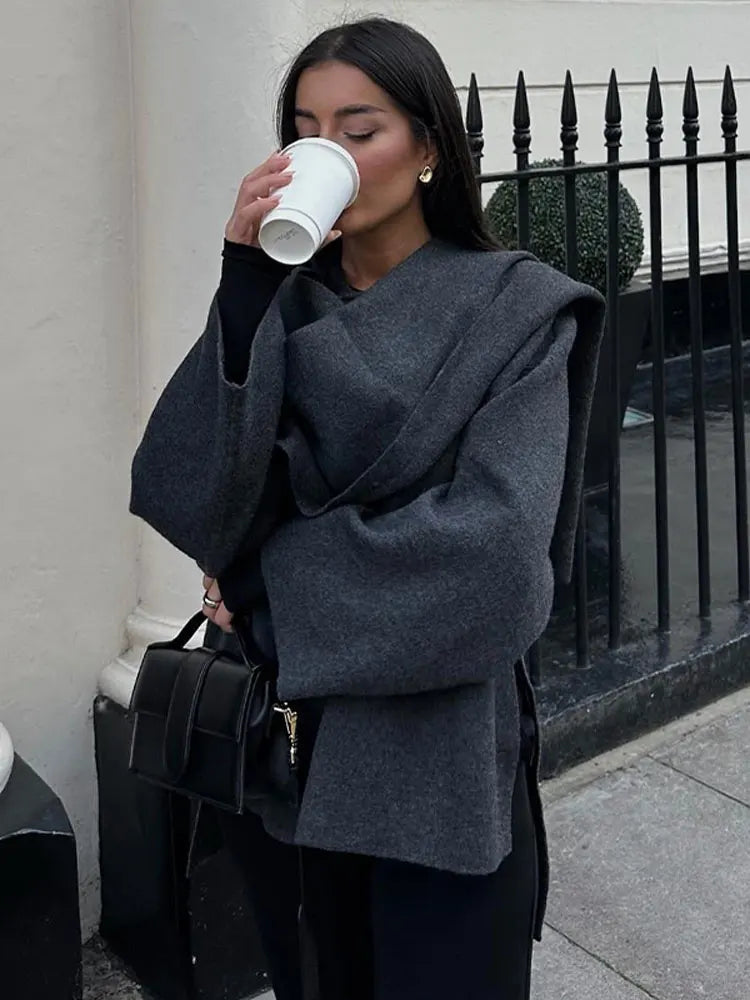 The Jane® | Classy Scarf Coat | 2-in-1