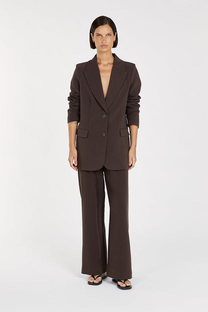 Allison™ | Dark Chocolate Blazer