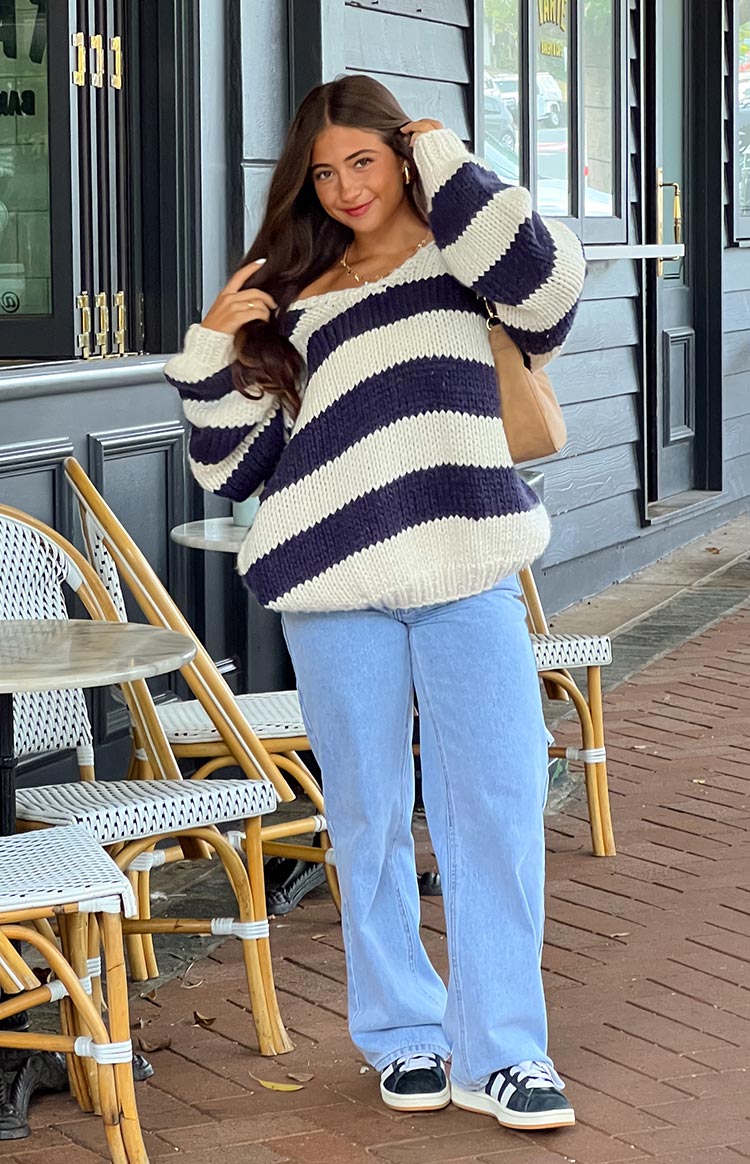 Delvey | Gestreepte Knit Sweater
