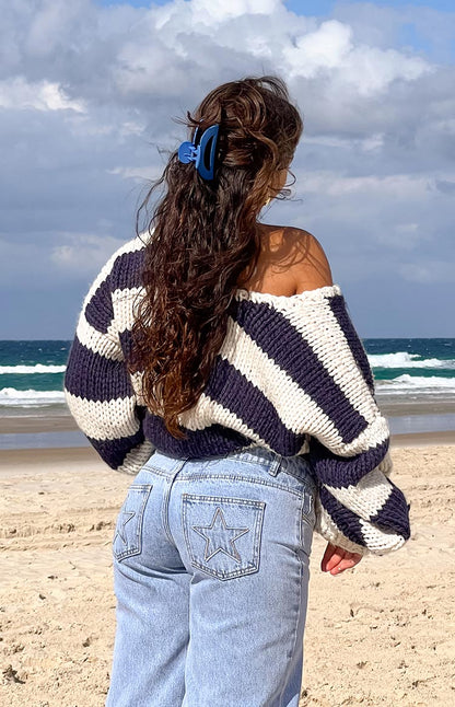 Delvey | Gestreepte Knit Sweater
