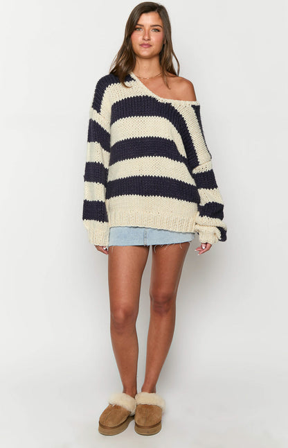 Delvey | Gestreepte Knit Sweater