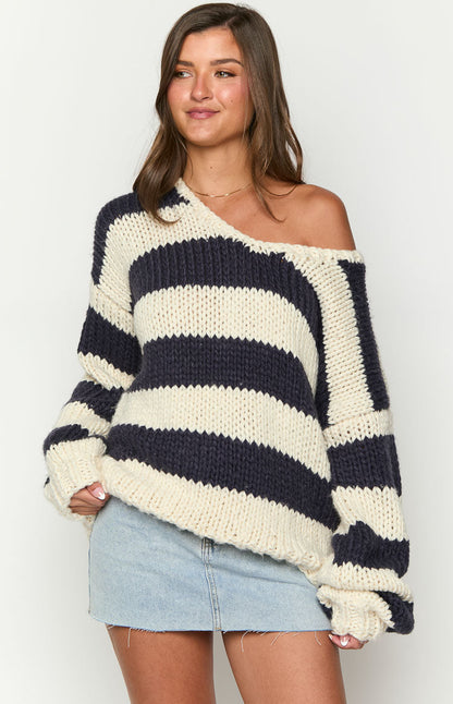 Delvey | Gestreepte Knit Sweater