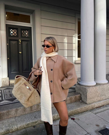 Cozy Kate® - Trendy Wollen Jas | 50% korting