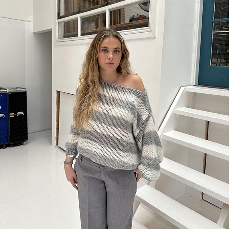 Delvey | Gestreepte Knit Sweater