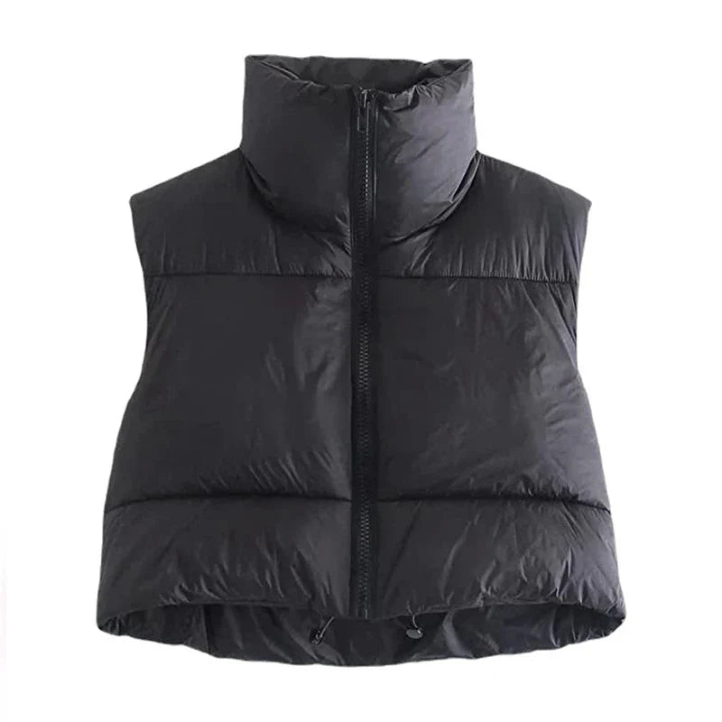 TRPZ Crop-top bodywarmer | Warm en stijlvol