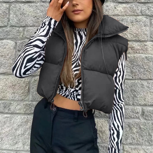 TRPZ Crop-top bodywarmer | Warm en stijlvol