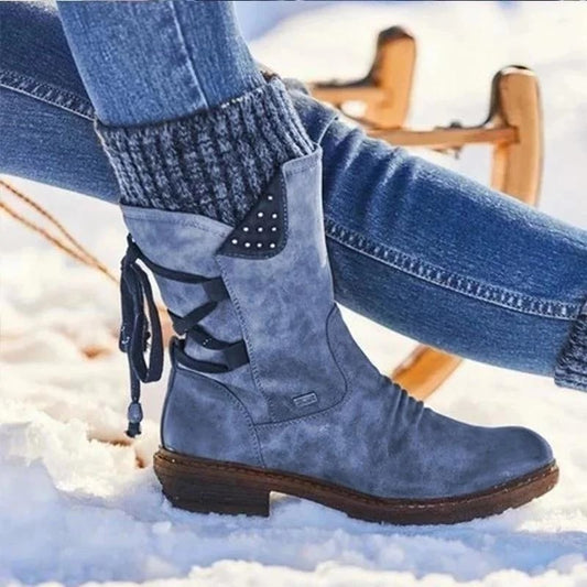 Linda - Winter warme veterlaarzen