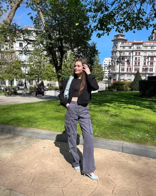 Hanna Straight Fit Cargo broek