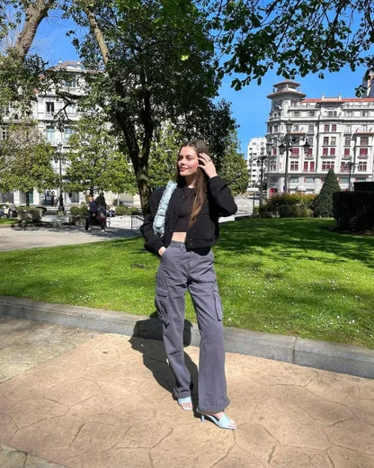 Hanna Straight Fit Cargo broek