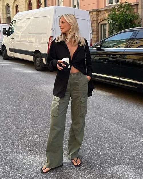 Hanna Straight Fit Cargo broek