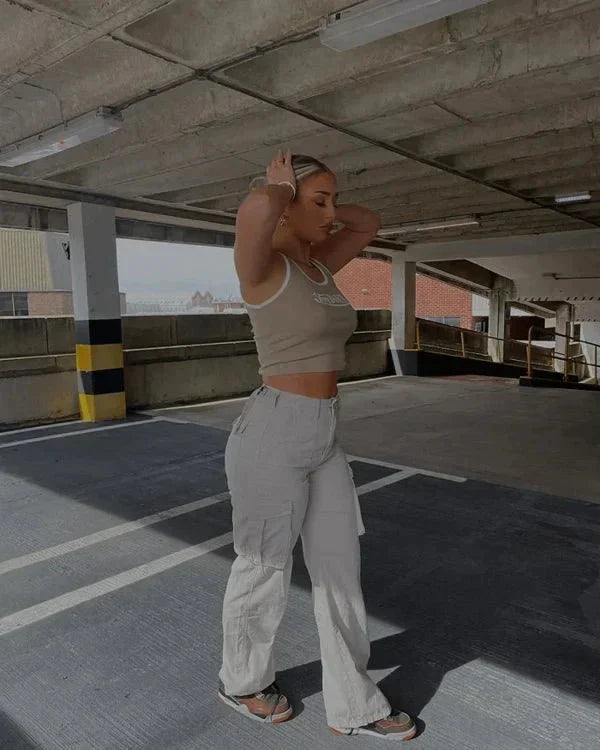 Hanna Straight Fit Cargo broek
