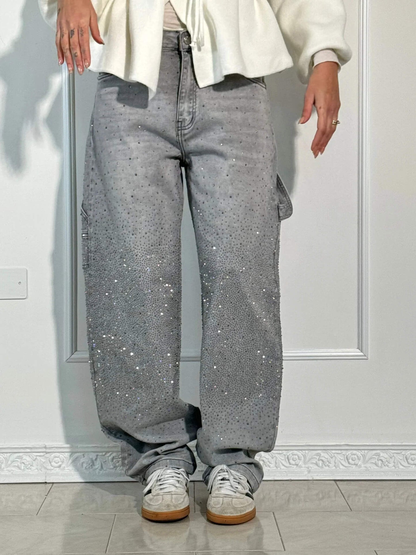 Belle | Glinsterende Damesjeans