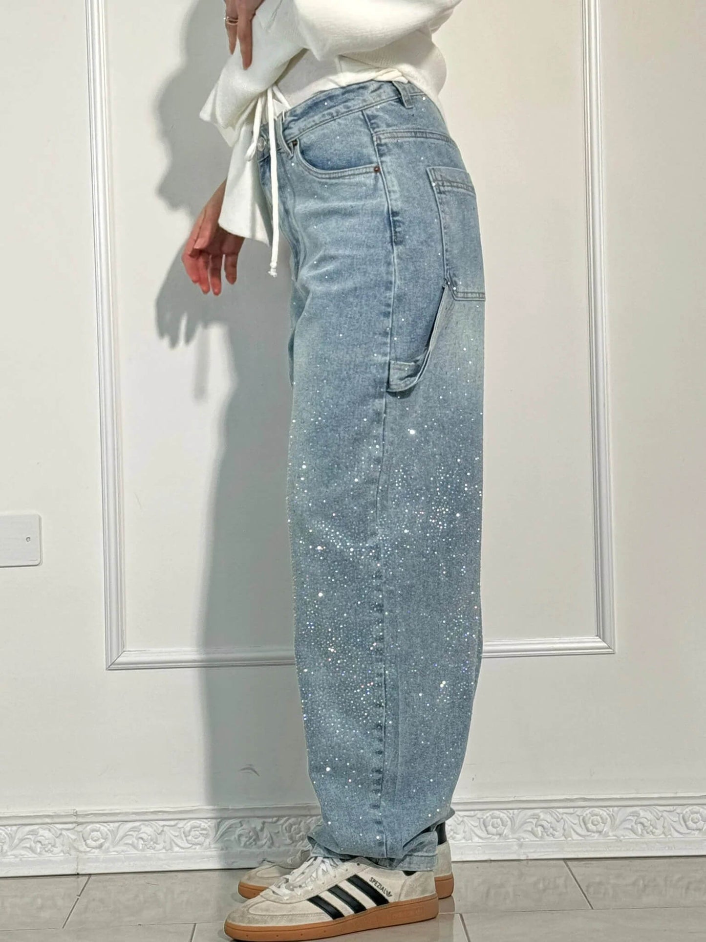 Belle | Glinsterende Damesjeans