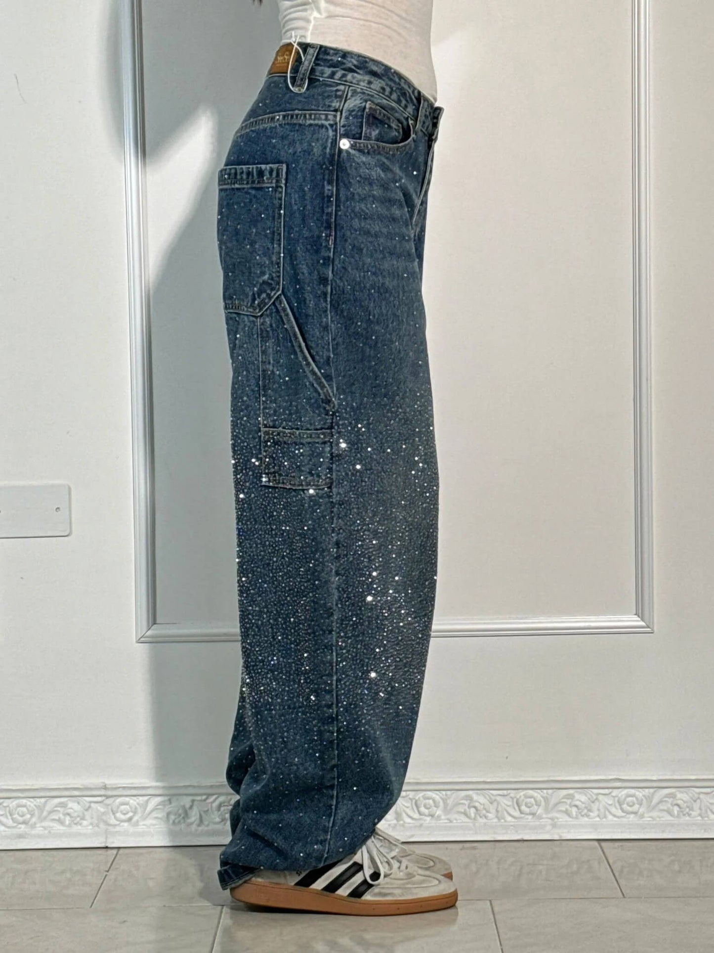 Belle | Glinsterende Damesjeans