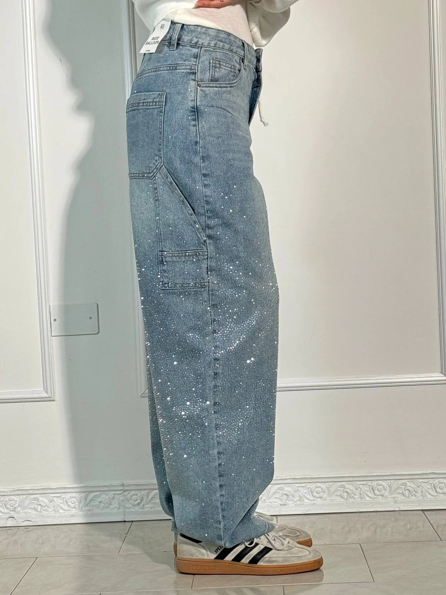 Belle | Glinsterende Damesjeans
