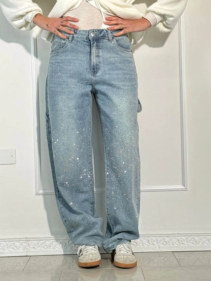 Belle | Glinsterende Damesjeans