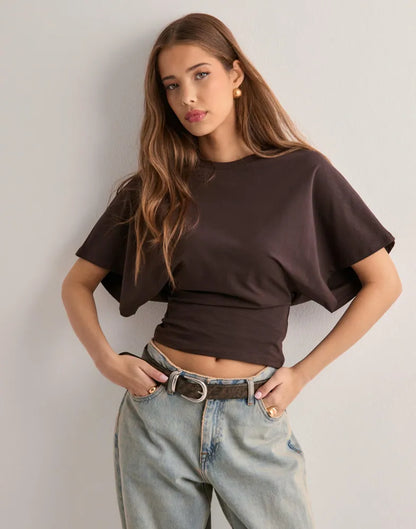 WIDE SLEEVE ICON TEE